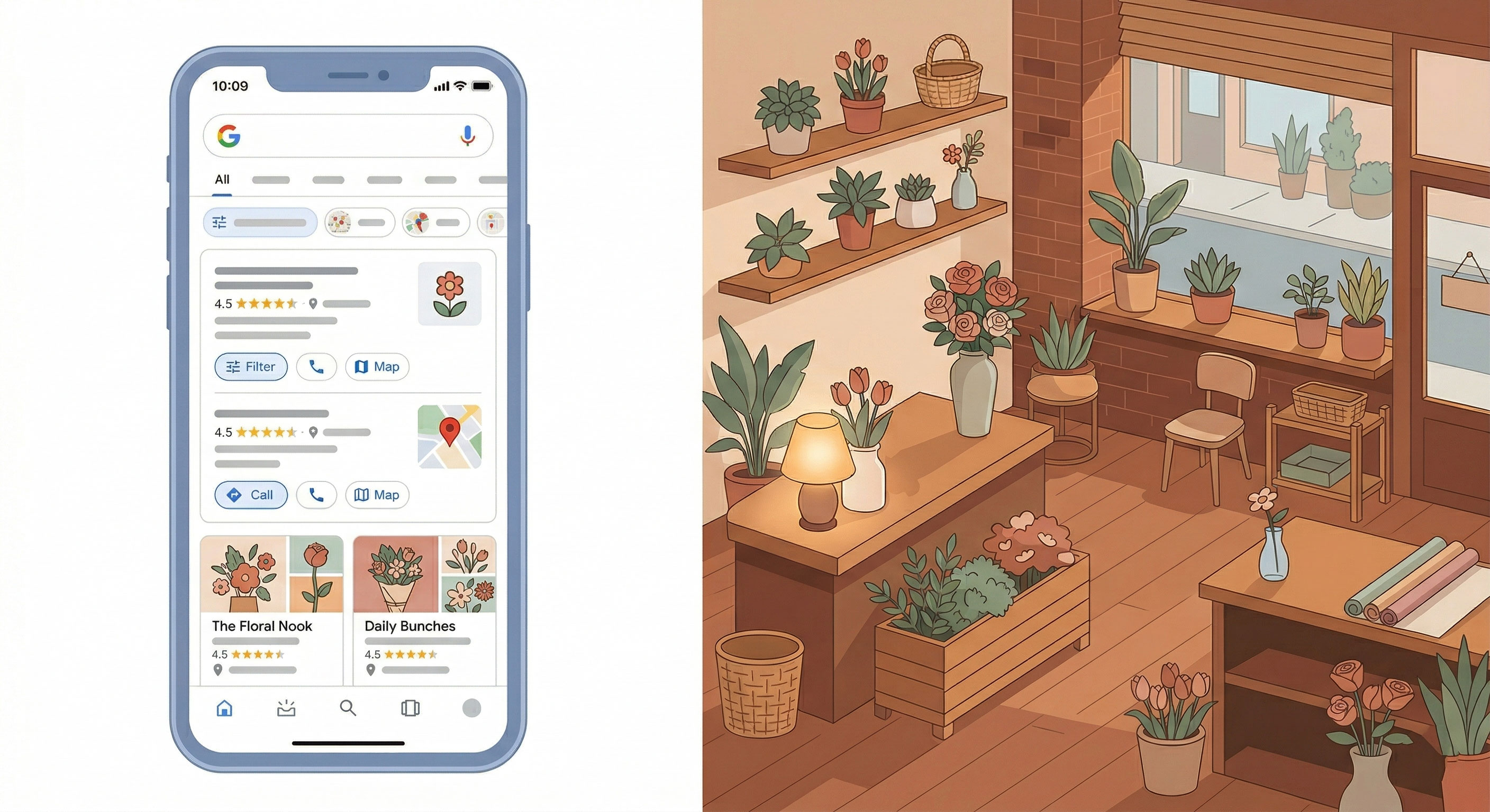 Blumengeschäft online sichtbar machen