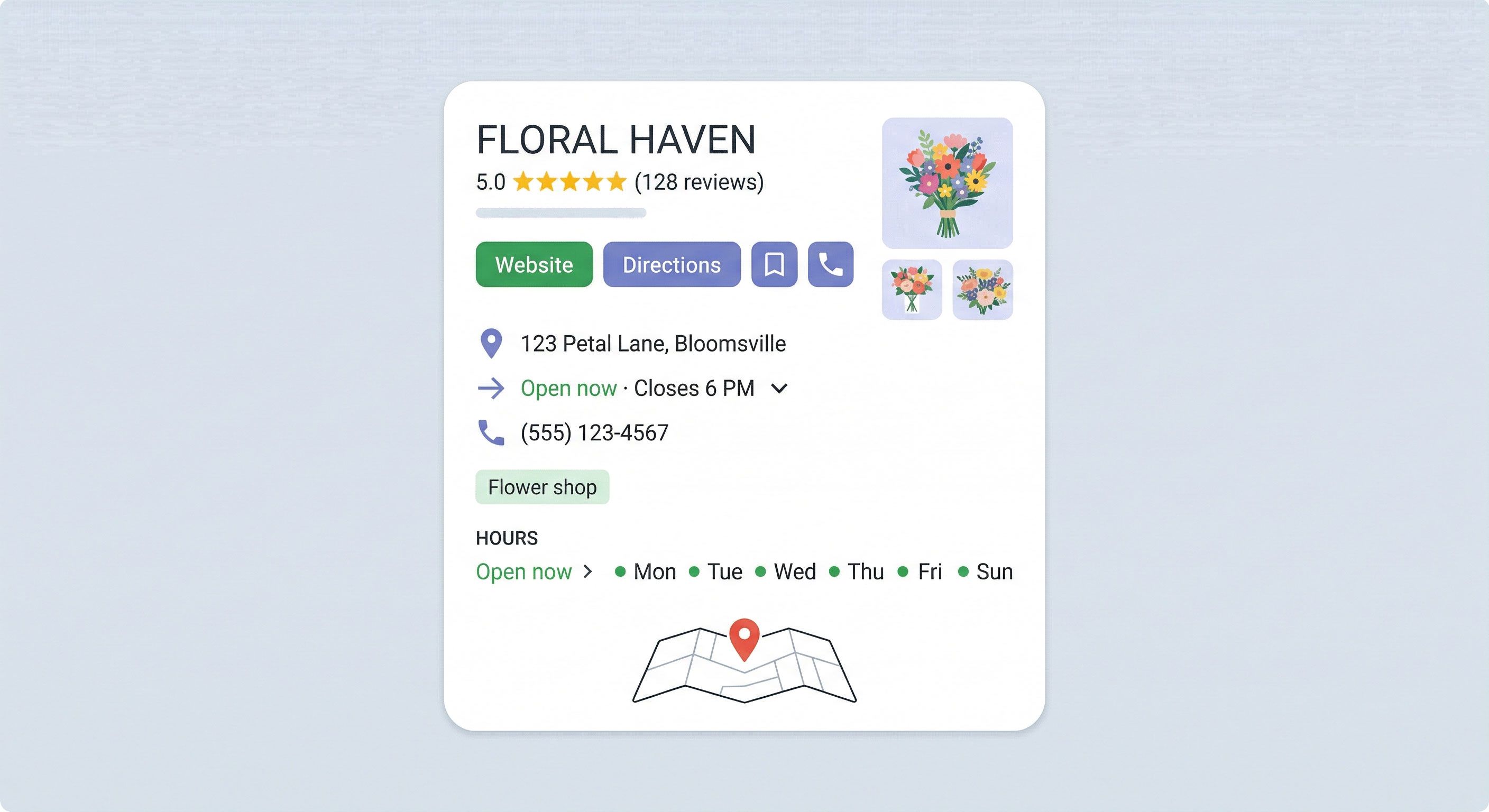 Lokales SEO für Blumengeschäfte